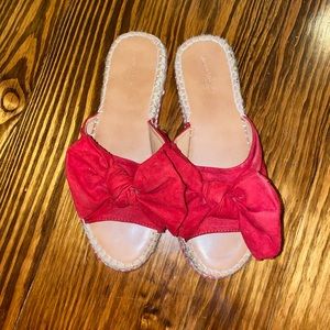 Target red bow Espadrille sandals!!!